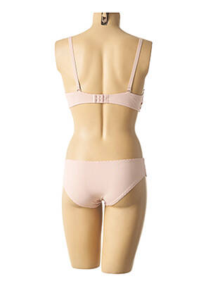 Ensemble lingerie bretelles élastiquées ajustables chair HANA femme