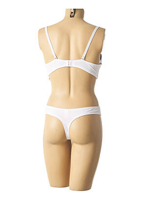 Ensemble lingerie micro fibres blanc HANA femme