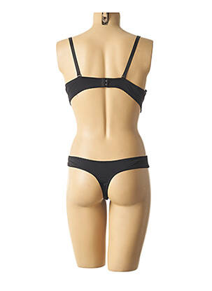 Ensemble lingerie micro fibres noir HANA femme