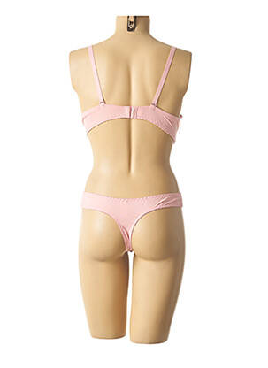 Ensemble lingerie micro fibres rose HANA femme