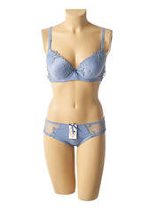 Ensemble lingerie bleu HANA pour femme seconde vue