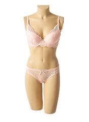 Ensemble lingerie rose HANA pour femme seconde vue