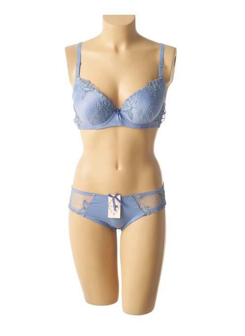 Ensemble lingerie bleu HANA pour femme