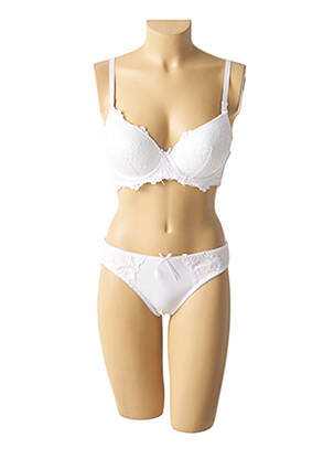 Ensemble lingerie blanc HANA femme