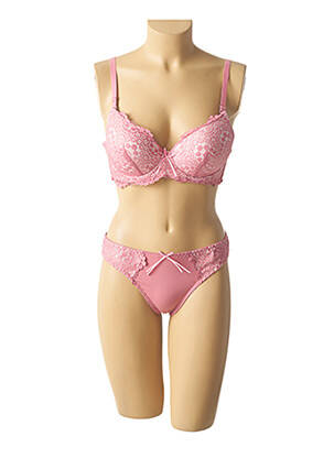 Ensemble lingerie rose HANA femme