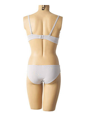 Ensemble lingerie culotte gris HANA femme