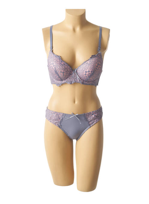Ensemble lingerie bleu HANA femme