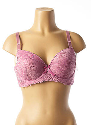 Soutien-gorge haut soutien-gorge push-up haut soutien-gorge push-up rose HANA femme