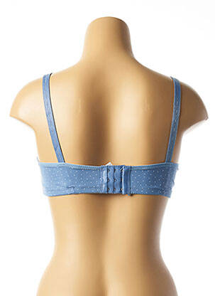 Soutien-gorge sans armature sans armature bleu HANA femme