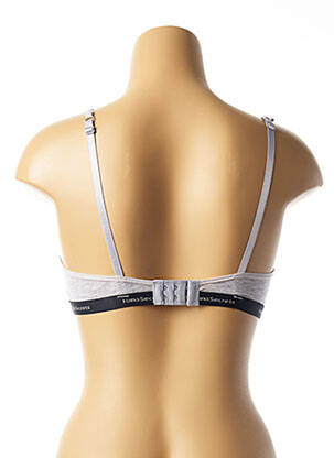 Soutien-gorge haut soutien-gorge moulé haut soutien-gorge moulé gris HANA femme