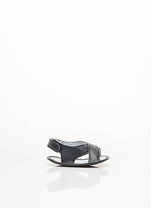 Sandales/nu pieds matière lisse noir P'TICHOU fille