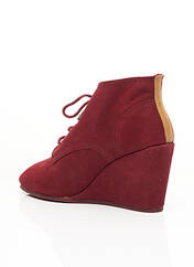Bottines/Boots rouge ELEVEN PARIS pour femme seconde vue