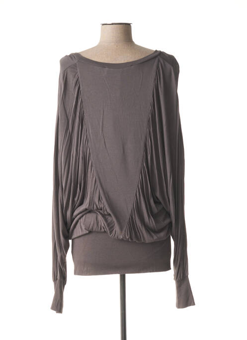 Tunique manches longues gris DESIGNERS REMIX COLLECTION pour femme