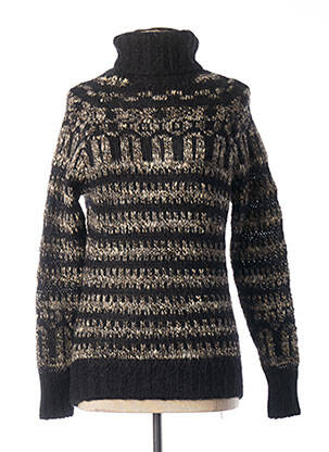 Pull col roulé noir ISABEL MARANT pour femme