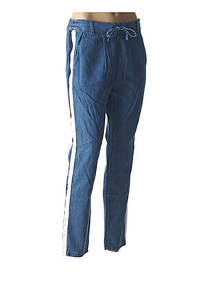 Pantalon droit bleu ONLY pour femme