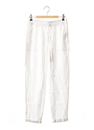 Pantalon droit blanc REIKO pour femme