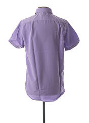 Chemise manches courtes violet DARIO BELTRAN pour homme seconde vue