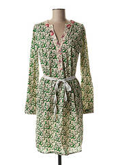 Robe courte vert NUMEROLOGIE pour femme seconde vue