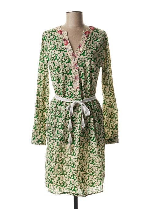 Robe courte vert NUMEROLOGIE pour femme