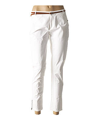Pantalon 7/8 blanc SO SOON pour femme