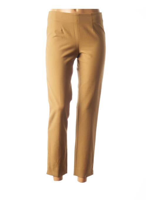 Pantalon droit beige ROSSO 35 pour femme