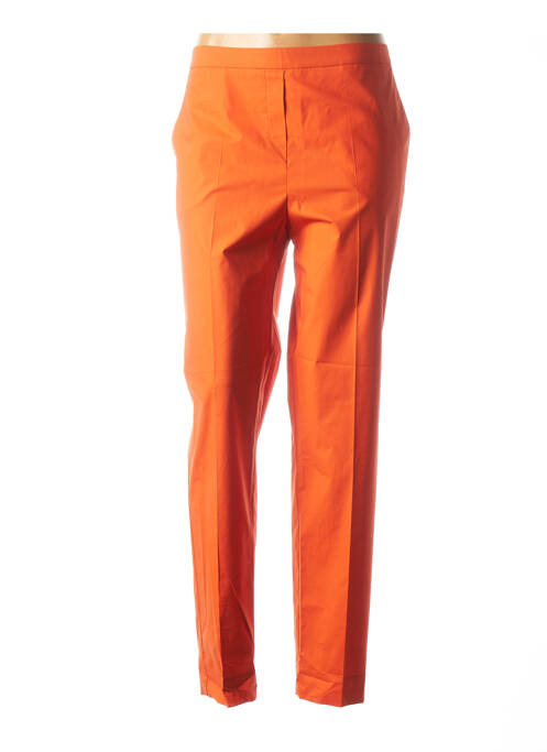 Pantalon droit orange ROSSO 35 pour femme
