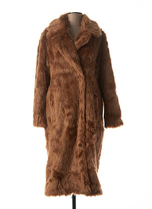 Manteau long marron GLAMOUROUS pour femme