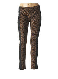 Legging tissage jersey taille normale marron SMASH WEAR femme