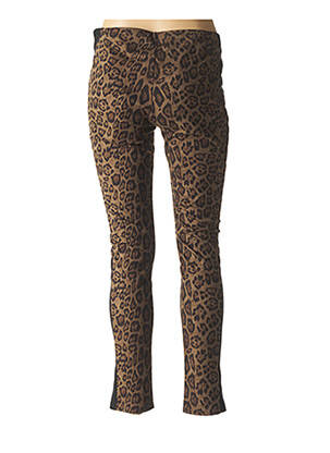 Legging tissage jersey taille normale marron SMASH WEAR femme