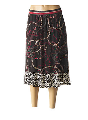 Jupe mi-longue coupe évasée noir CREAM femme