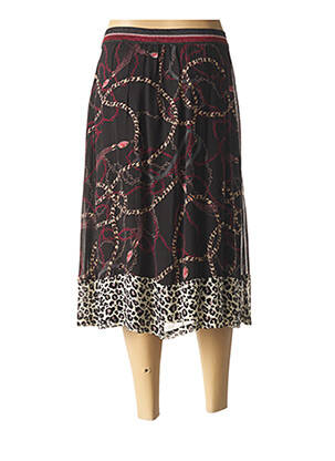 Jupe mi-longue coupe évasée noir CREAM femme