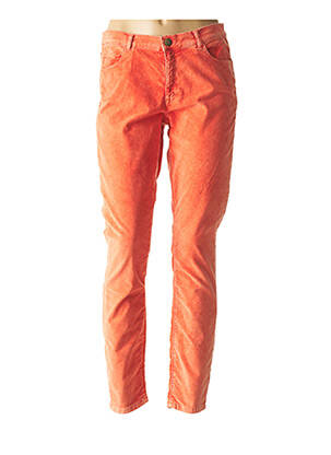 Pantalon slim orange YAYA pour femme