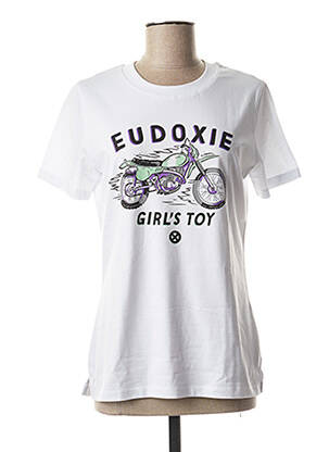 T-shirt blanc EUDOXIE pour femme