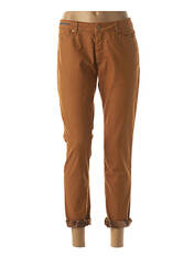 Pantalon droit orange TELERIA ZED pour femme seconde vue