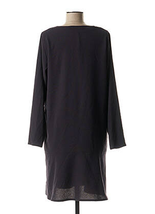 Robe mi-longue manches longues manches longues bleu HARTFORD femme