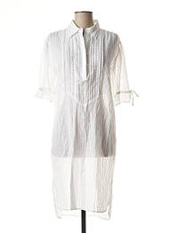 Robe mi-longue blanc SCHOOL RAG femme