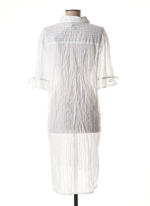 Robe mi-longue blanc SCHOOL RAG femme
