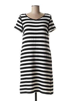 Robe pull col v manches courtes noir PENNYBLACK femme