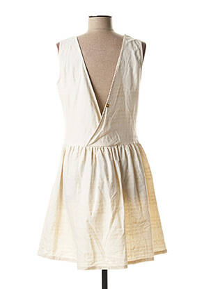 Robe mi-longue sans manche sans manche beige MANILA GRACE femme