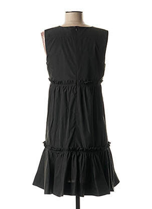 Robe mi-longue sans manche sans manche noir I BLUES femme