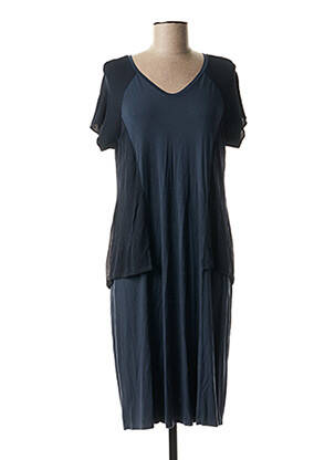 Robe mi-longue bleu TRANSIT pour femme