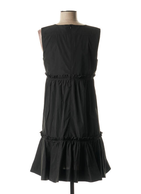 Robe mi-longue noir I BLUES pour femme