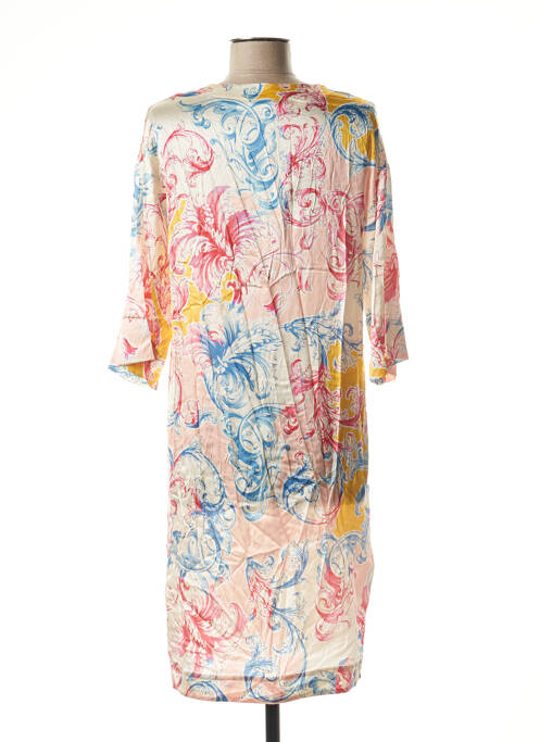 Robe mi-longue rose JOYCE & GIRLS pour femme