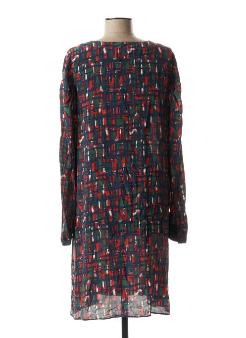 Robe mi-longue rouge TOUPY pour femme