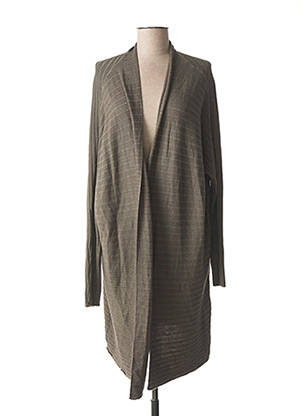 Gilet manches longues stretch vert ELEMENTE CLEMENTE femme