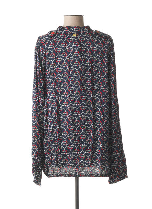 Blouse bleu MANILA GRACE pour femme