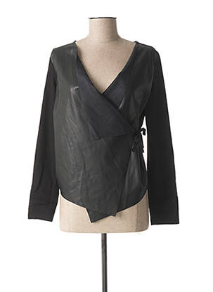Top stretch manches longues noir I BLUES femme