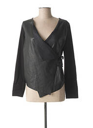 Top stretch manches longues noir I BLUES femme