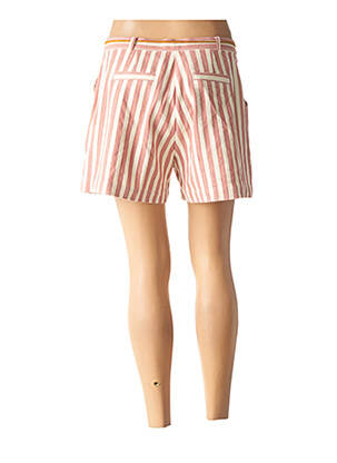 Short fermeture zippée sous rabat boutonné taille normale rose HARRIS WILSON femme