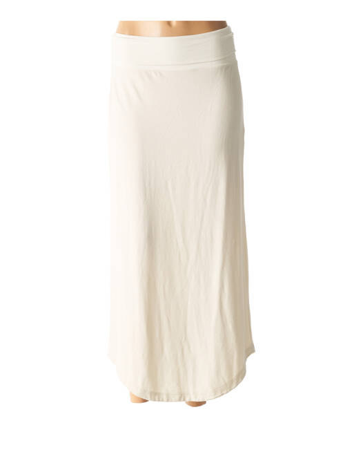Jupe longue beige TRANSIT pour femme